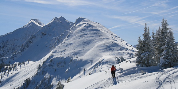 Schifahren auf der Planai, in Schladming