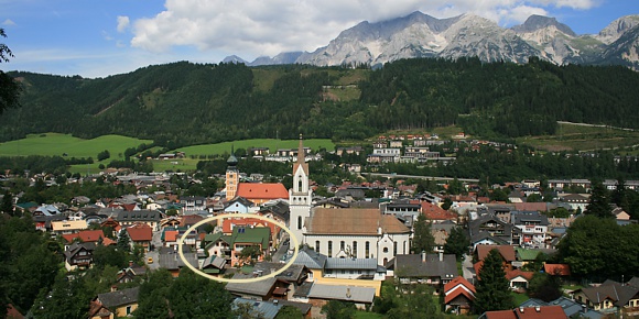 Schladming mit Appartementhaus Schwaiger